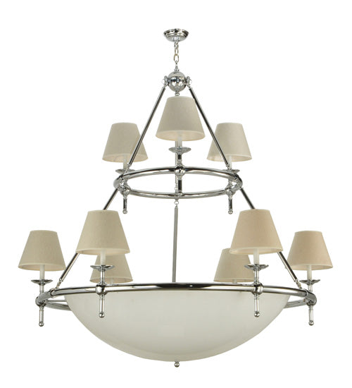 60"W Messina 2 Tier Chandelier