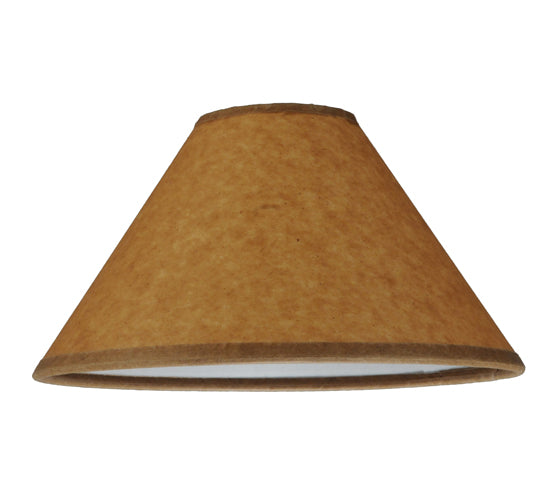 8"W X 4.25"H Taos Brown Parchment Shade