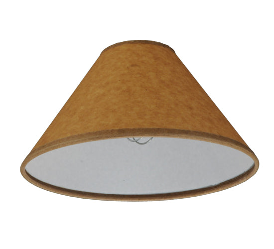 8"W X 4.25"H Taos Brown Parchment Shade