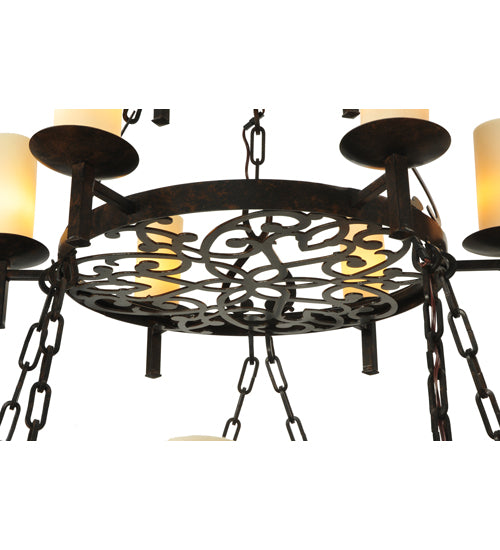 48" Wide Newcastle 18 Light Three Tier Chandelier