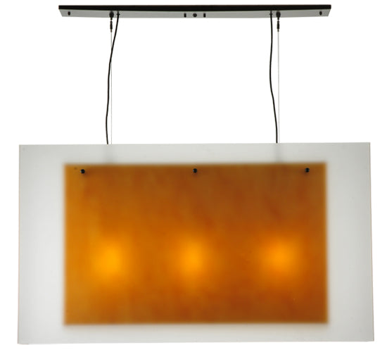 48"L Quadrato Shadow Box Oblong Pendant