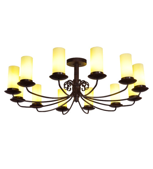 54" Wide Atria 12 Light Chandelier