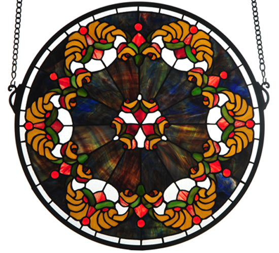 18"W X 18"H Middleton Stained Glass Window