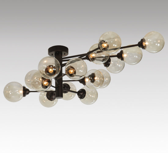 64"L Galaxy 15 Lt Oblong Chandelier