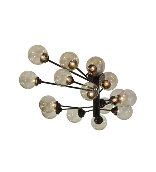 64"L Galaxy 15 Lt Oblong Chandelier