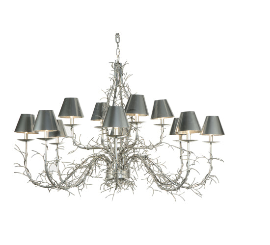 48"W Twigs 12 Lt Chandelier