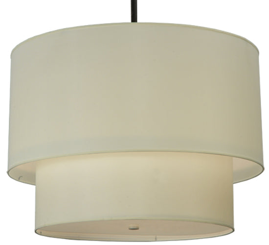 36" Wide Cilindro 2 Tier Textrene Pendant