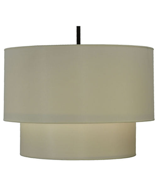 36" Wide Cilindro 2 Tier Textrene Pendant