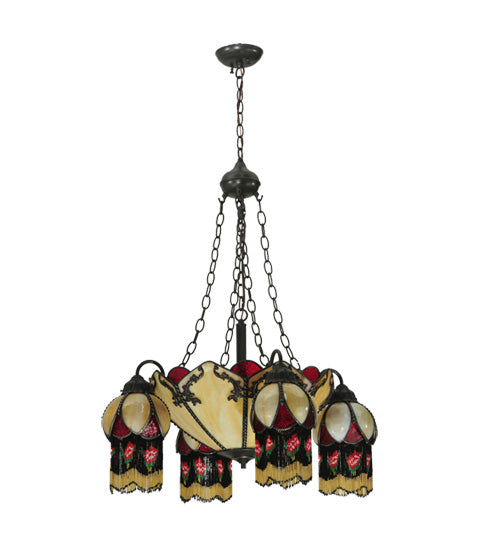 29"W Isabella 4 Arm Chandelier