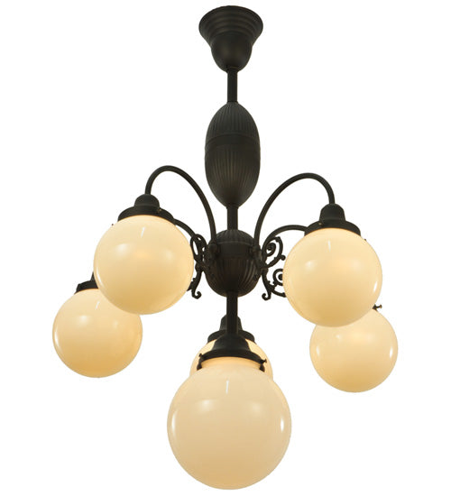 23"W Lafayette 6 Lt Chandelier