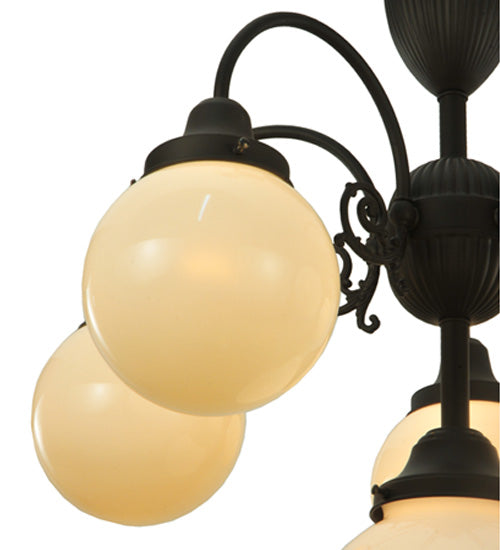 23"W Lafayette 6 Lt Chandelier