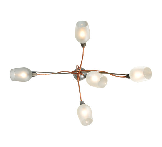 30"L Ballerina 5 Lt Chandelier