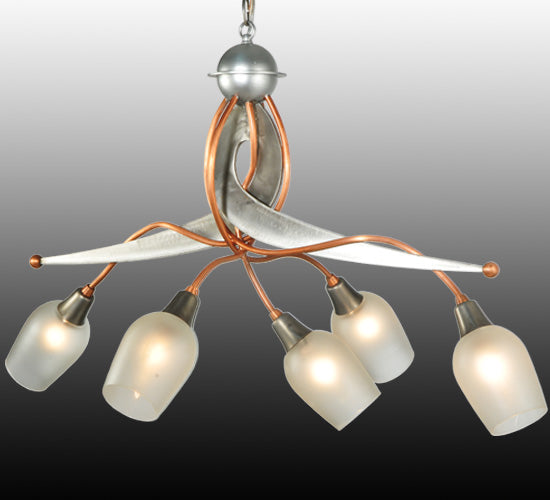 30"L Ballerina 5 Lt Chandelier