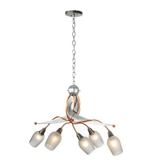 30"L Ballerina 5 Lt Chandelier