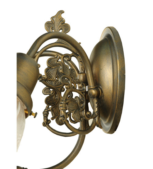 15" Wide Revival Gas & Electric 3 Light Wall Sconce