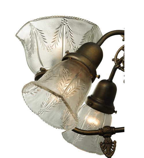 15" Wide Revival Gas & Electric 3 Light Wall Sconce