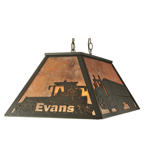 33"L Personalized Evan'S Oblong Pendant