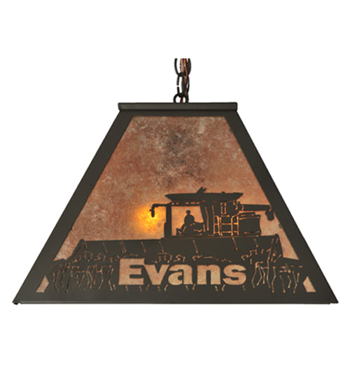 33"L Personalized Evan'S Oblong Pendant