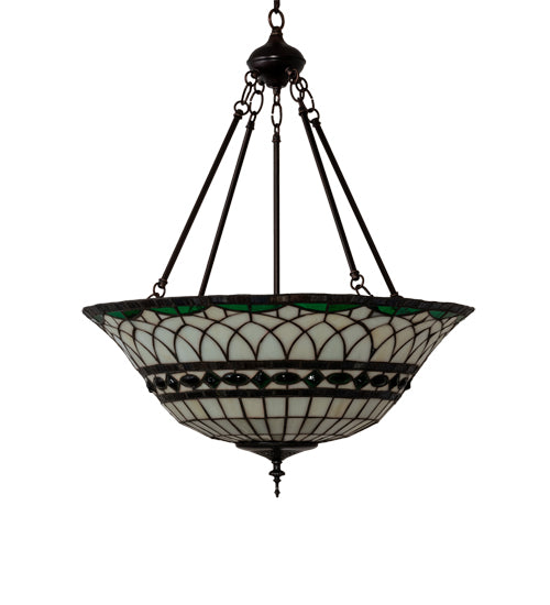 24" Wide Tiffany Roman Inverted Pendant