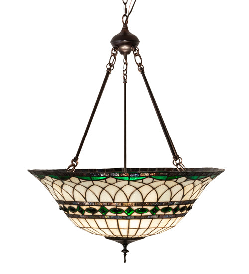 24" Wide Tiffany Roman Inverted Pendant