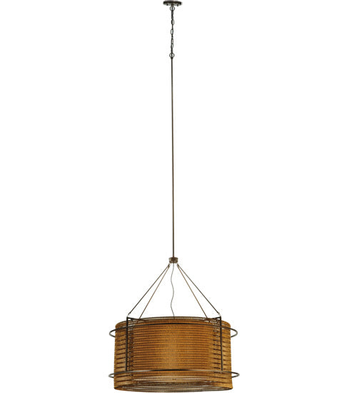 47" Wide Maille Drum Pendant