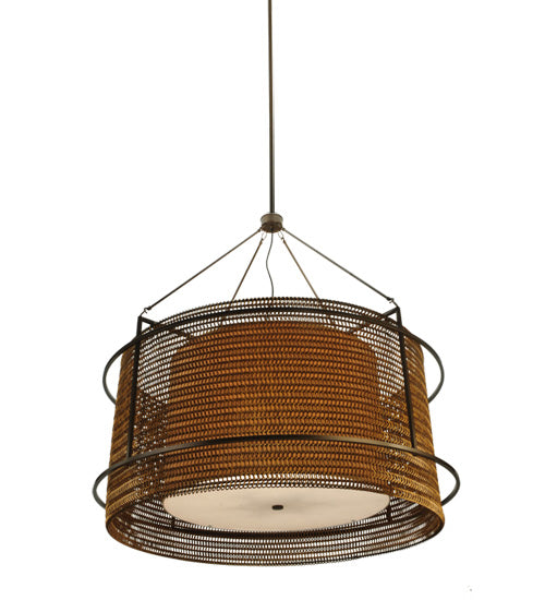 47" Wide Maille Drum Pendant