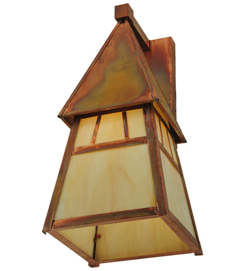 7.40"Sq Stillwater Double Bar Mission Wall Sconce