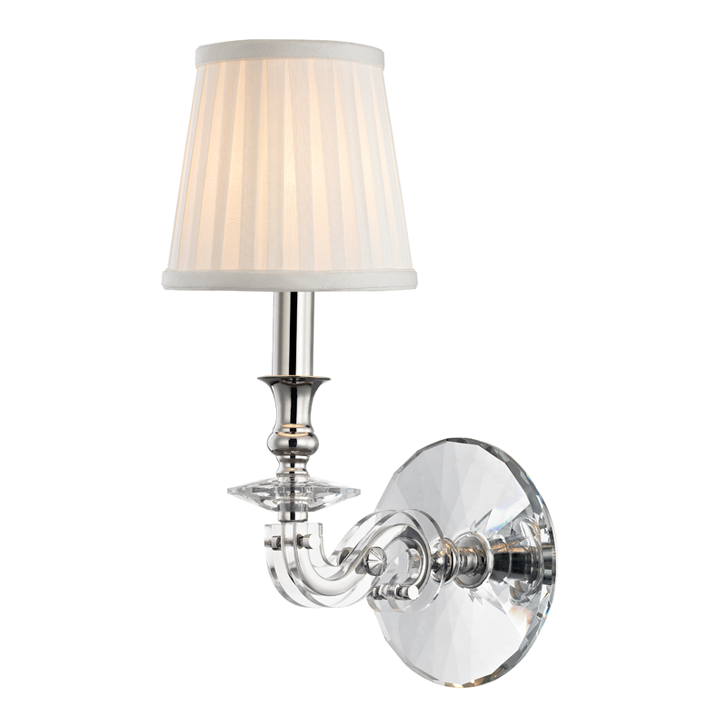 Lapeer Wall Sconce 5" - Polished Nickel