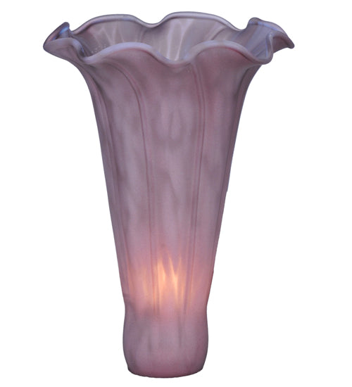 10.5"W Lavender Pond Lily 3 Lt Wall Sconce