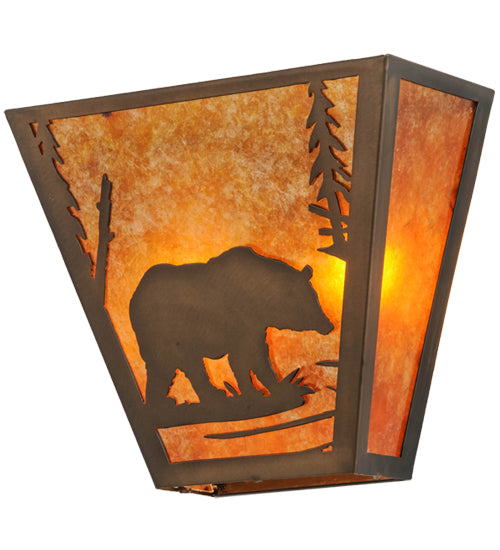 13"W Bear Creek Wall Sconce