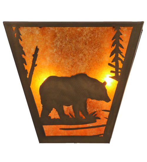 13"W Bear Creek Wall Sconce