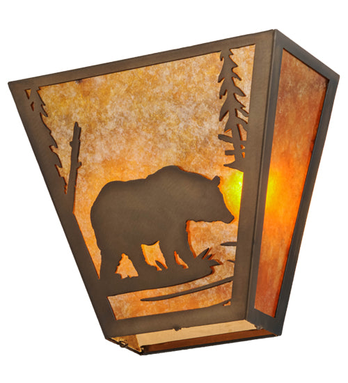 13"W Bear Creek Wall Sconce