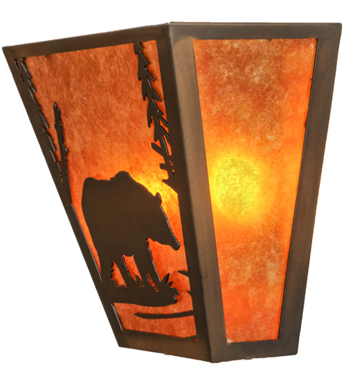 13"W Bear Creek Wall Sconce