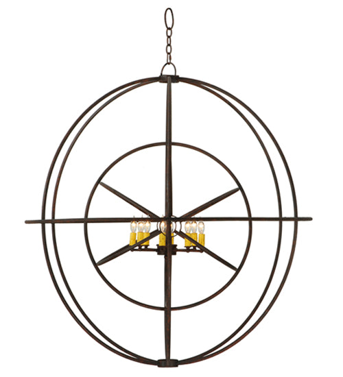 43"W Atom Enerjisi 8 Lt Chandelier