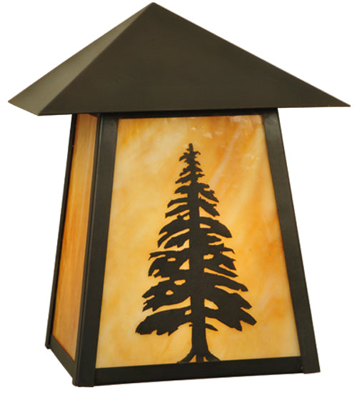 9"W Stillwater Tall Pine Wall Sconce