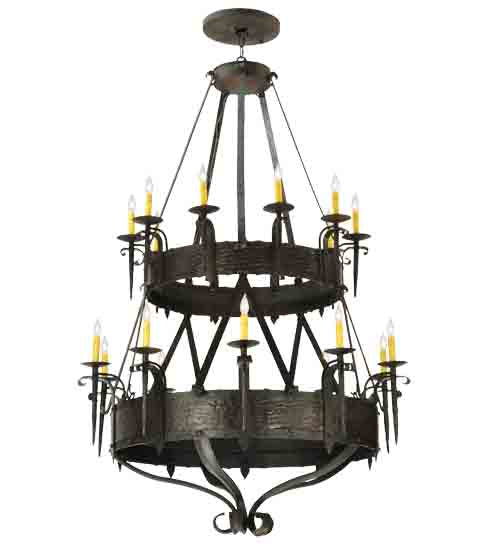 45"W Costello 20 Lt Two Tier Chandelier