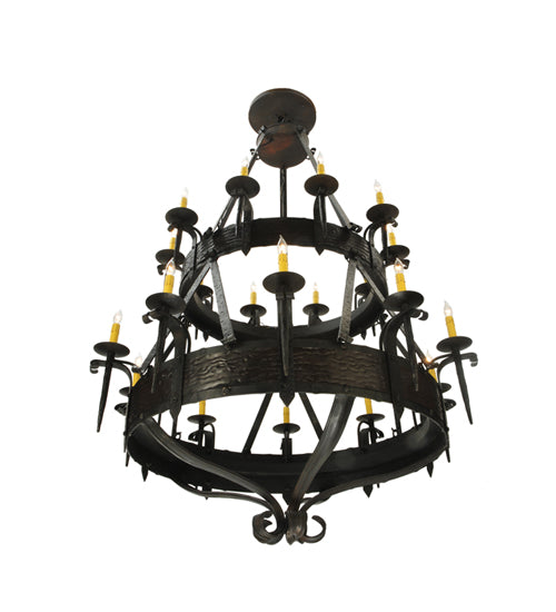 45"W Costello 20 Lt Two Tier Chandelier