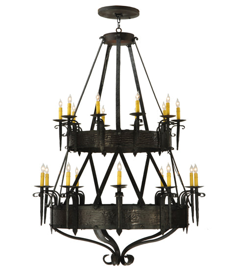 45"W Costello 20 Lt Two Tier Chandelier