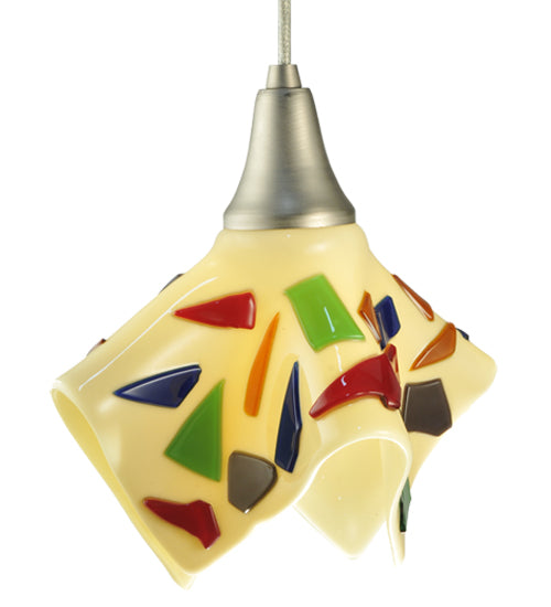 10" Wide Metro Fusion Pebbles Handkerchief Mini Pendant