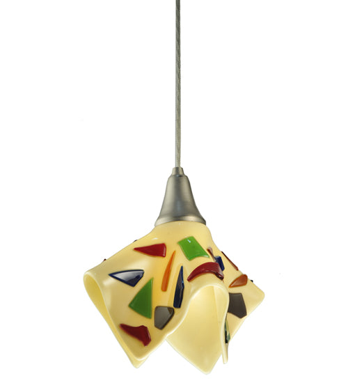 10" Wide Metro Fusion Pebbles Handkerchief Mini Pendant