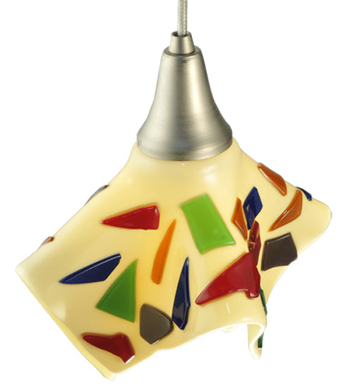 10" Wide Metro Fusion Pebbles Handkerchief Mini Pendant