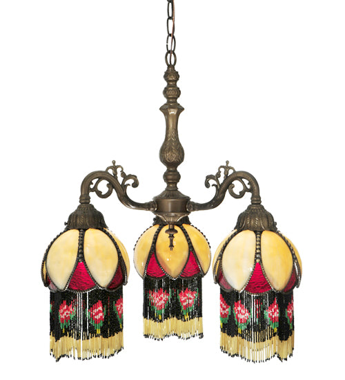 20" Wide Isabella 3 Arm Chandelier