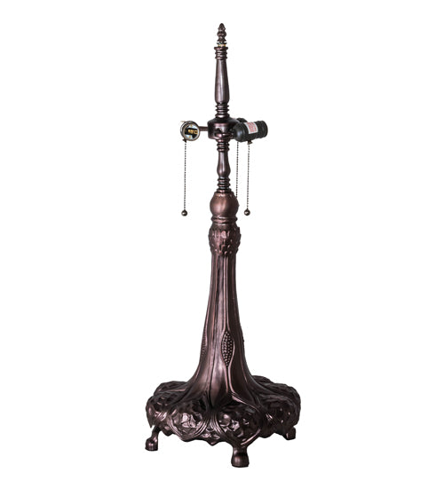 31" High Tiffany Hanginghead Dragonfly Table Lamp