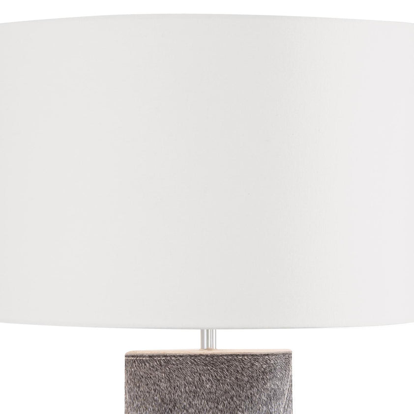 Andres Column Table Lamp (Grey)