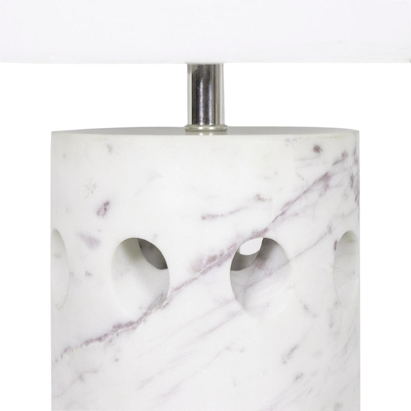 Odin Marble Table Lamp (White)