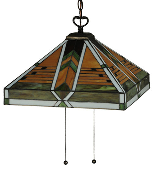 17"Sq Abilene Pendant