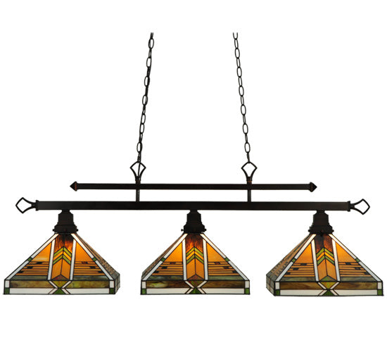 48"L Abilene 3 Lt Island Pendant