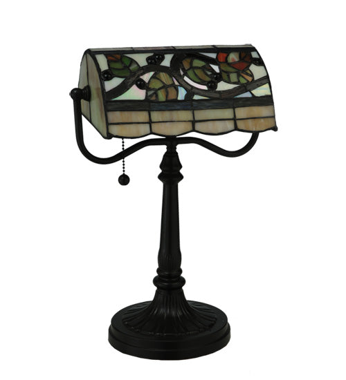 15"H Vineyard Banker'S Lamp