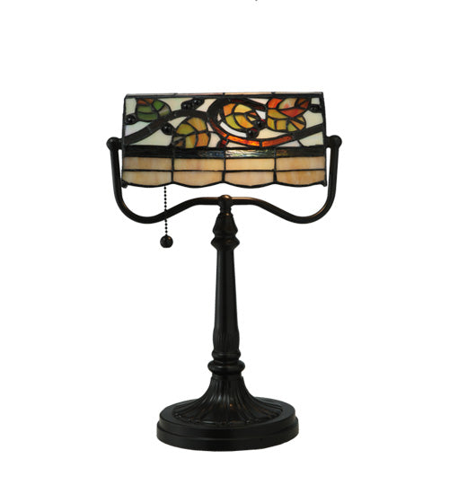 15"H Vineyard Banker'S Lamp