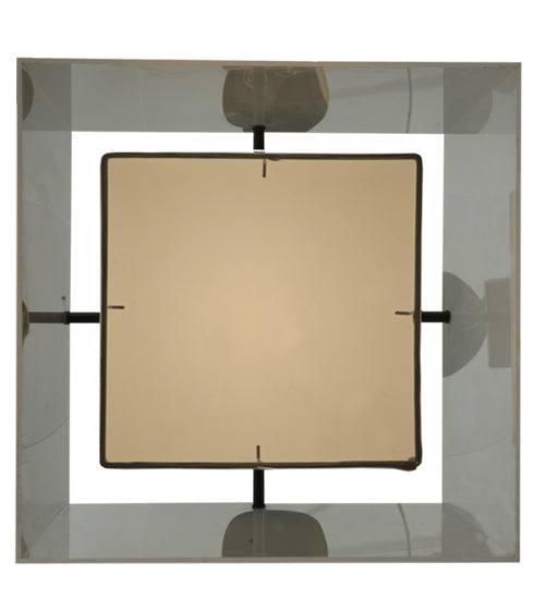 17.5"Sq Quadrato Shadow Box Pendant